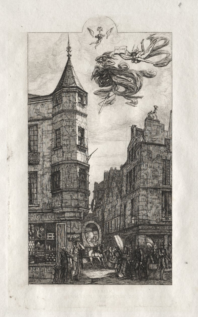 Etsningar av Paris: Turret, rue de l