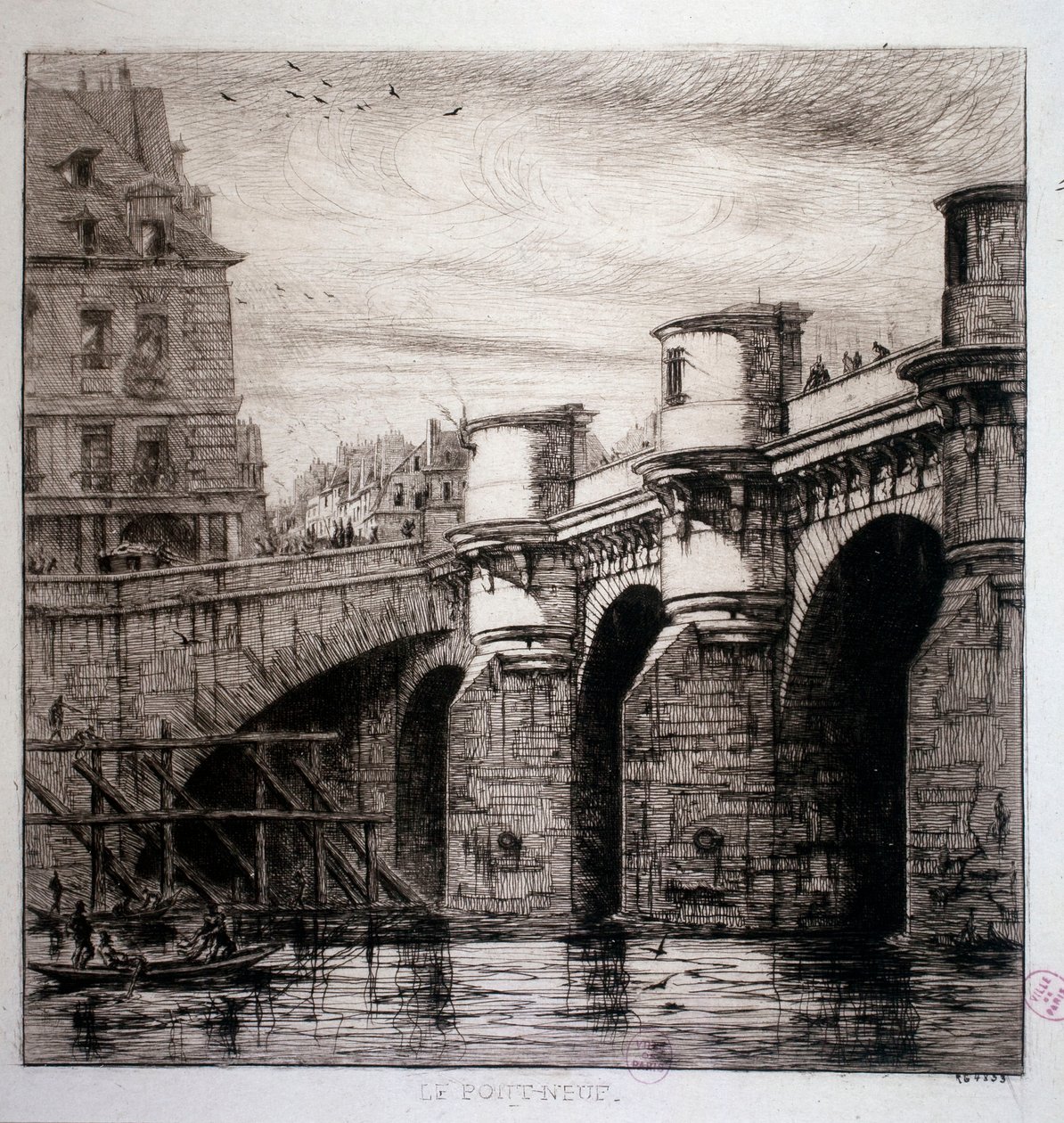 Die Pont-Neuf av Charles Meryon