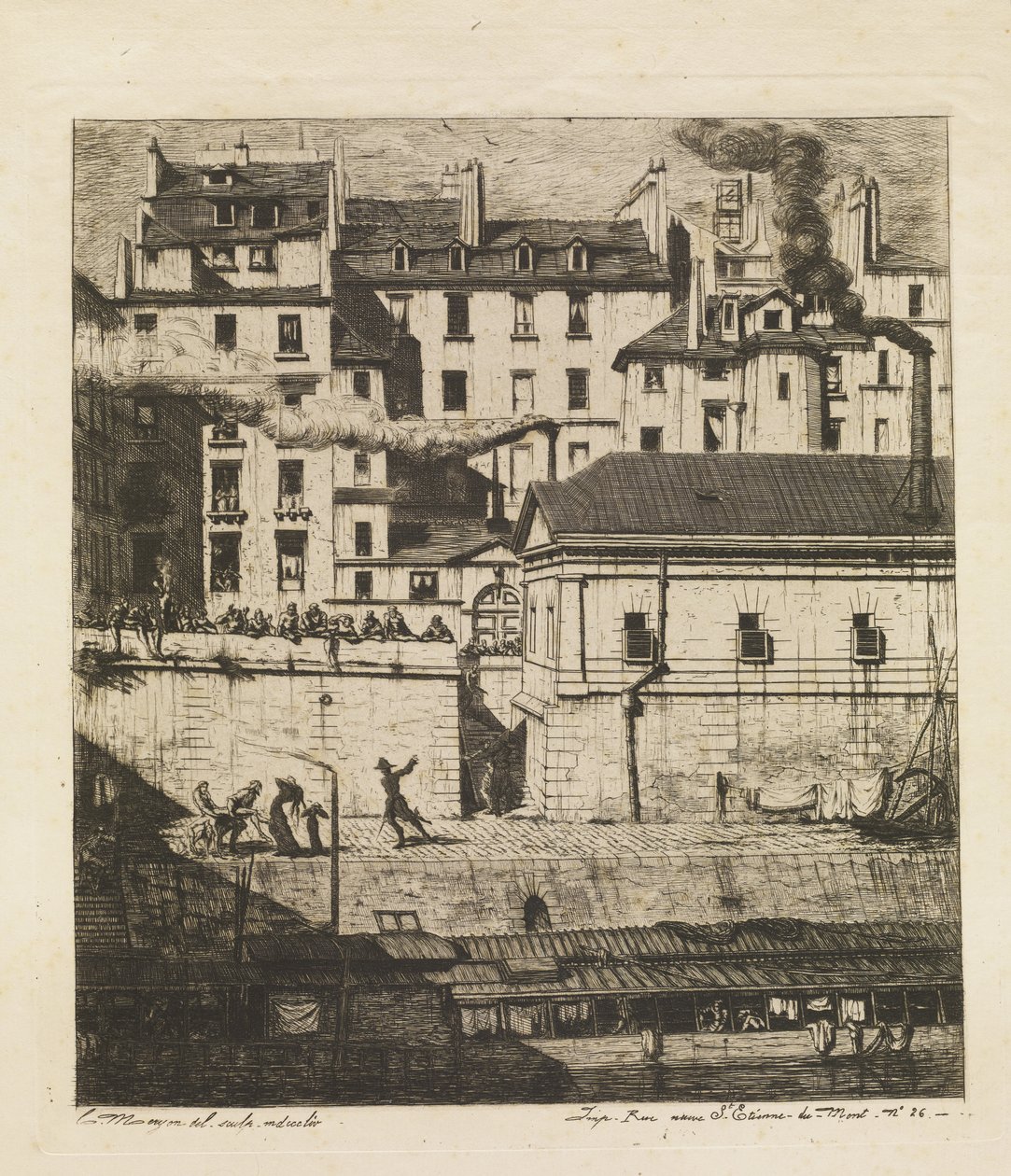 Bårhuset av Charles Meryon