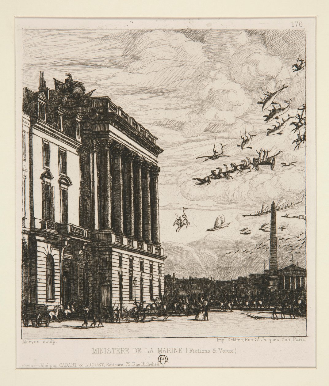 Le Ministre de la Marine (marinministeriet) av Charles Meryon