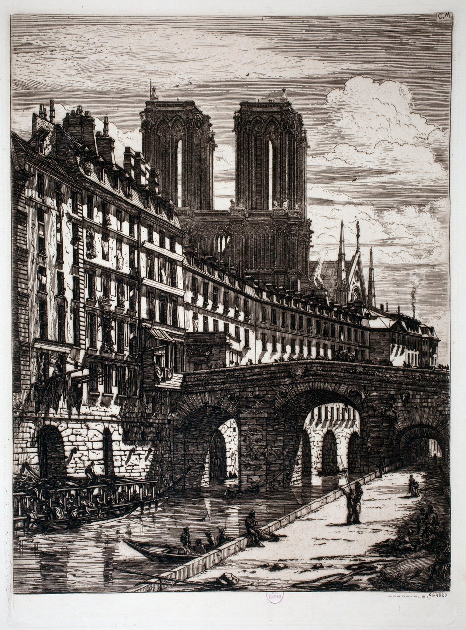 Die kleine Brücke av Charles Meryon