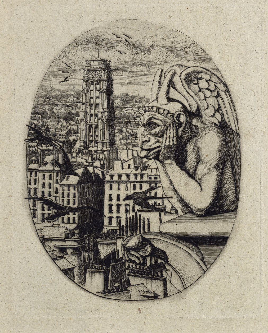 Le stryge av Charles Meryon