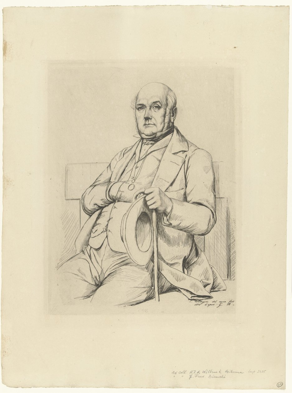 Porträtt av Casimir Le Conte av Charles Meryon