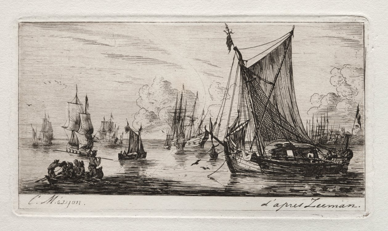 Söderhavsfiskare av Charles Meryon