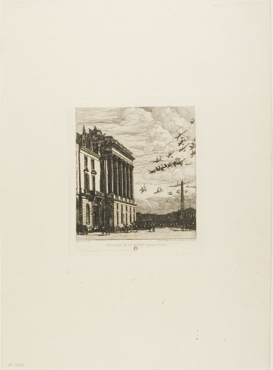 Amiralitetet, Paris av Charles Meryon