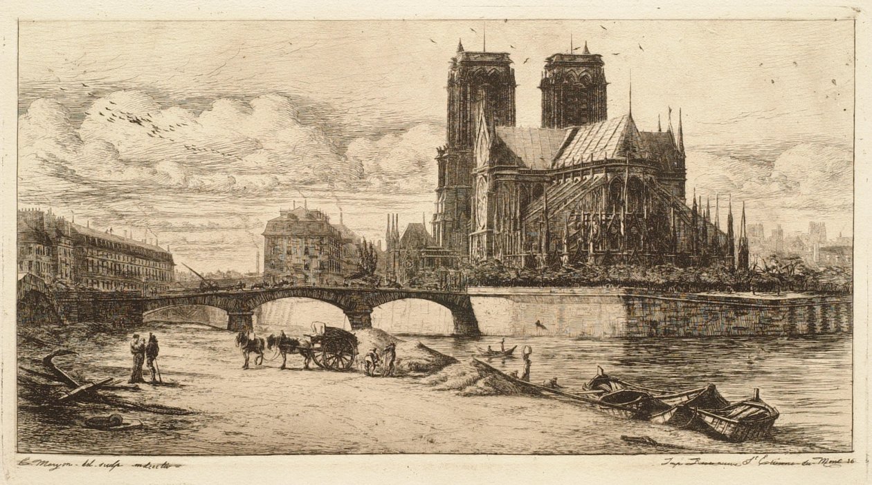 Absiden i Notre-Dame, Paris (L