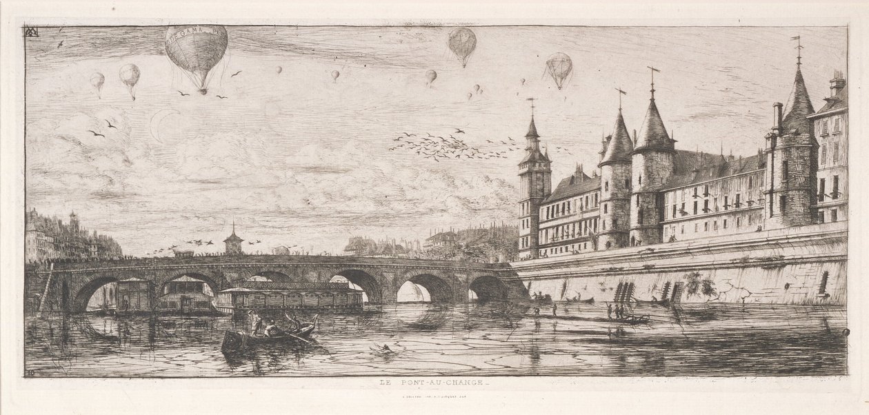 Börsbron av Charles Meryon