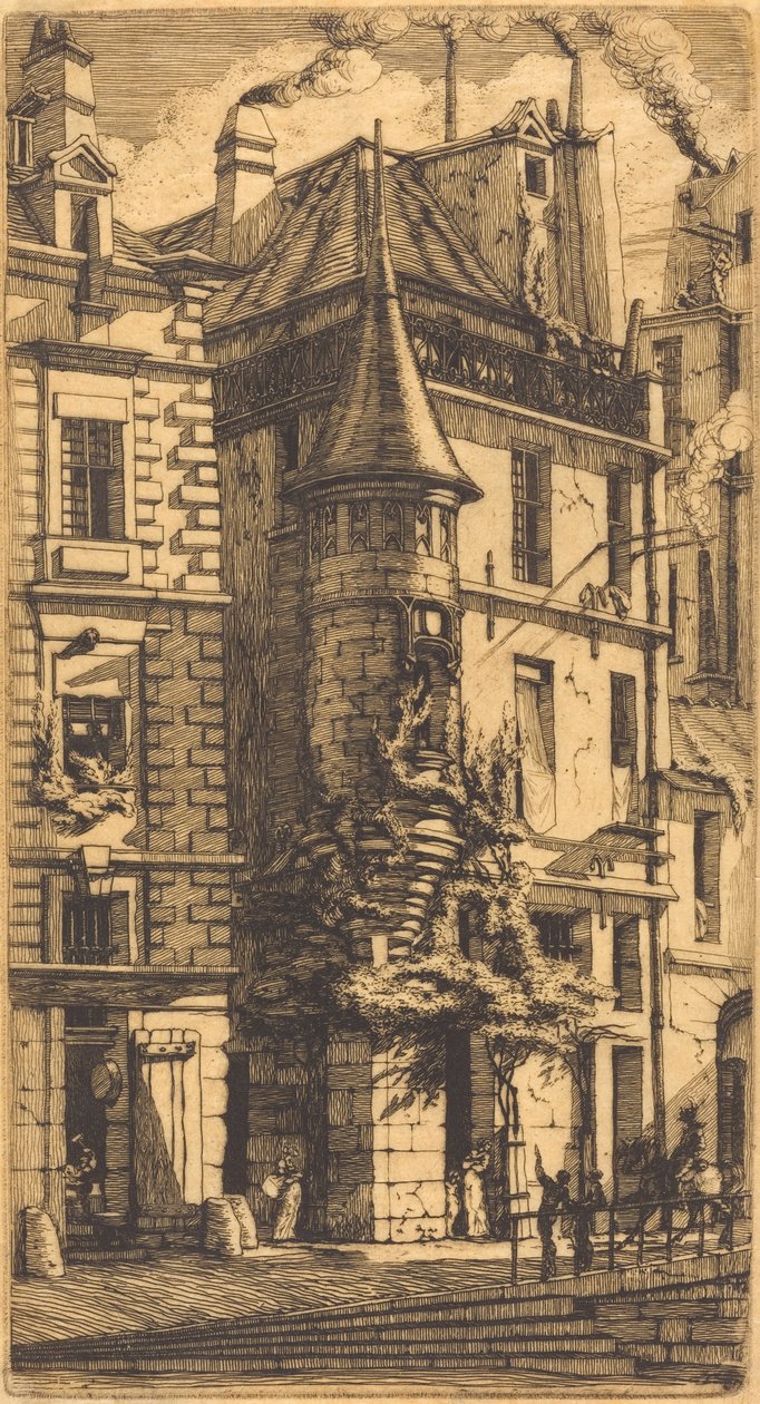 Torn i Rue de la Tixéranderie, Paris (Hus med ett torn, Weavers