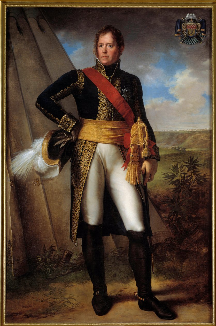 Porträtt en pied av Michel Ney (1769-1815) marechal d