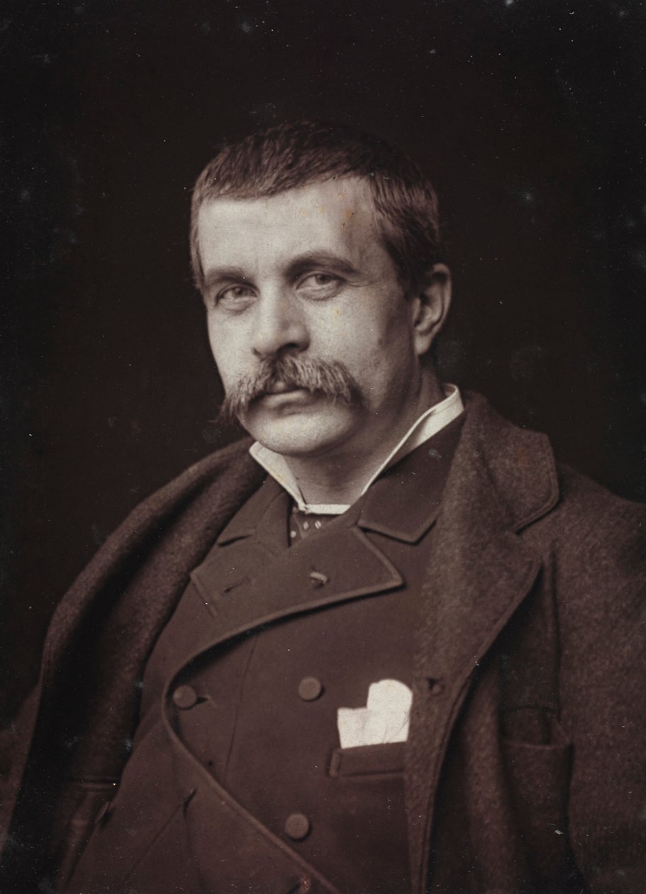 Konstnärligt och biografiskt album, 5:e årgång, Salong 1885; porträtt av den franske målaren Jean-Jules-Antoine Lecomte du Nouÿ (1842-1923) av Charles Michelez