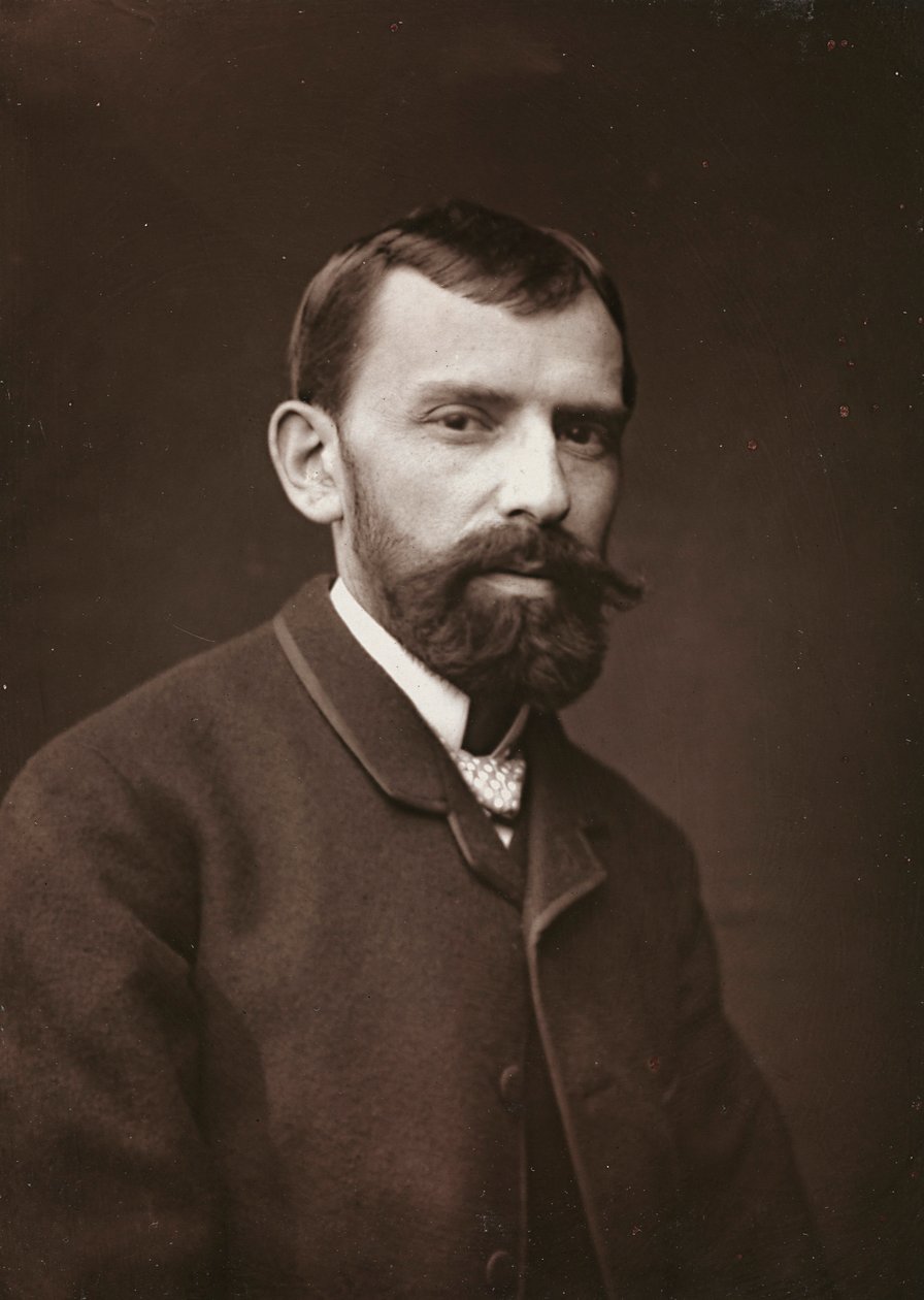 Konstnärligt och biografiskt album, 6:e årg., Salong 1885; porträtt av den franske målaren Victor Gabriel Gilbert (1847-1933) av Charles Michelez