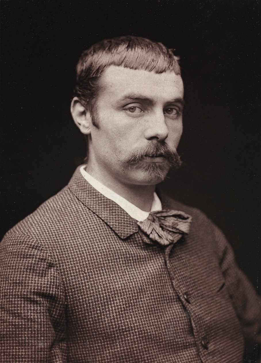 Konstnärligt och biografiskt album, 6:e årg., Salong 1885; porträtt av målaren Gardette Louis av Charles Michelez