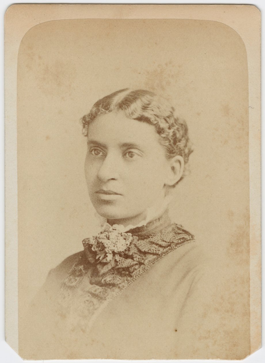 Carte de vision eller Lottie Grimke, c.1870 av Charles Milton Bell