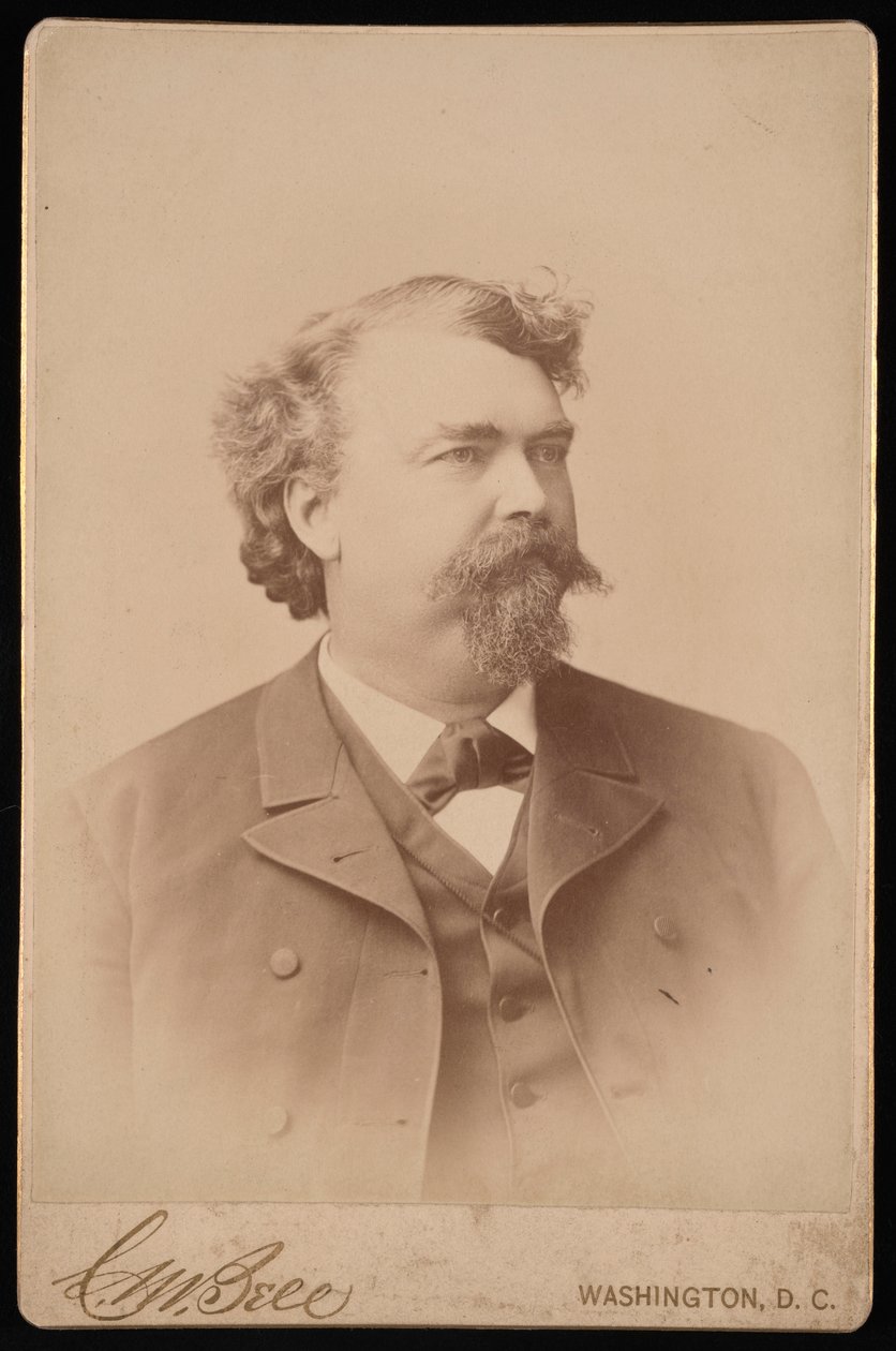 Porträtt av Alexander Brown 1843-1906, före 1893. av Charles Milton Bell
