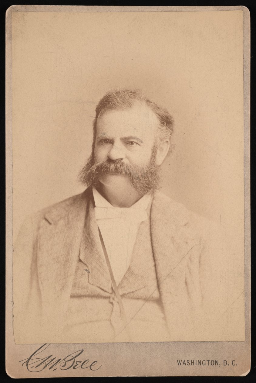 Porträtt av John Wesley Powell 1834-1902, cirka 1872. av Charles Milton Bell