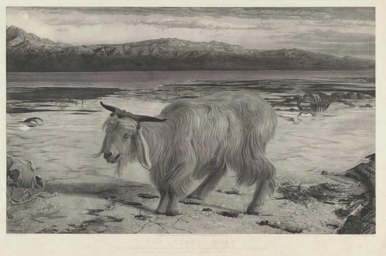 Syndbocken av Charles Mottram after William Holman Hunt