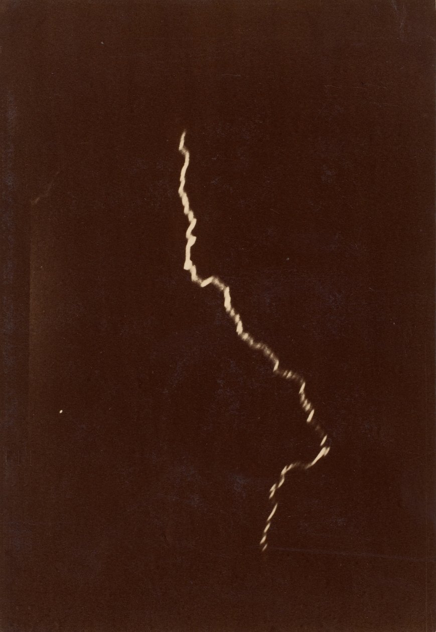 [Spiral of Lightning in a Thunderstorm], 12 maj 1886. av Charles Moussette