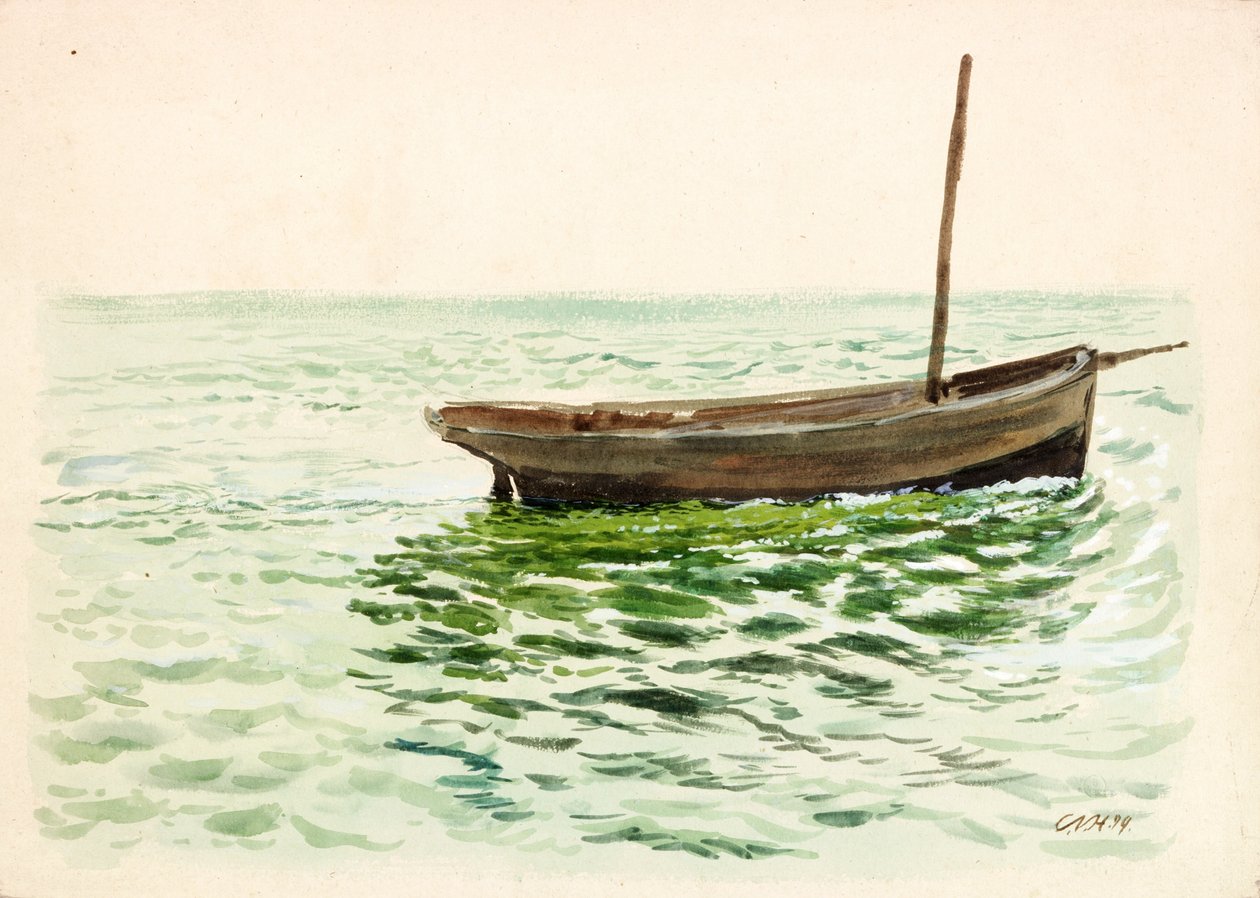 Jolle (kroppsfärg) av Charles Napier Hemy