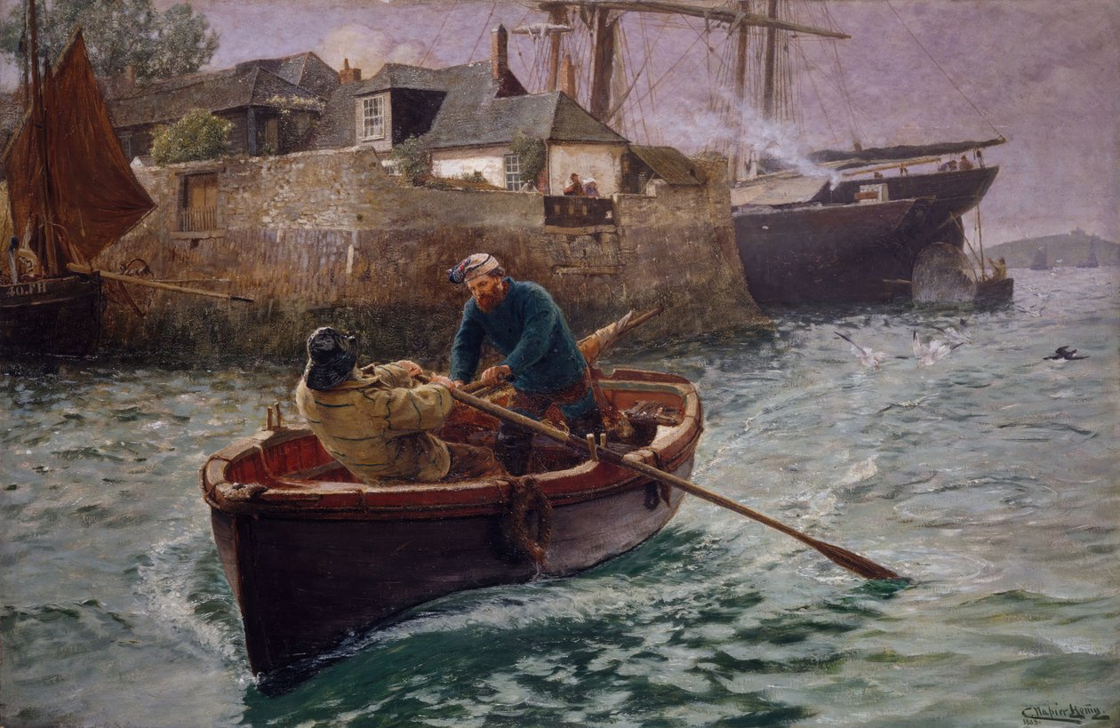 Hemåt, 1885. av Charles Napier Hemy