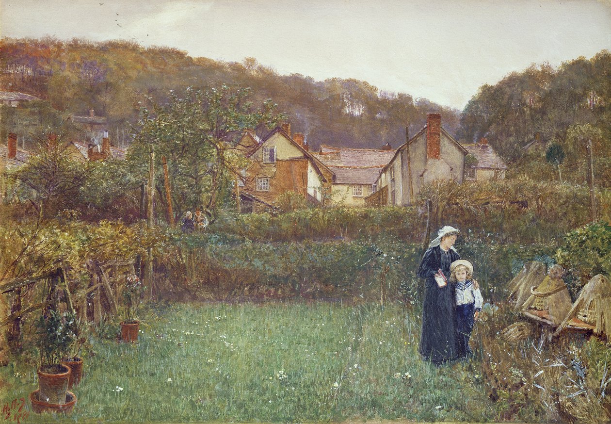 Att berätta för bina av Charles Napier Hemy
