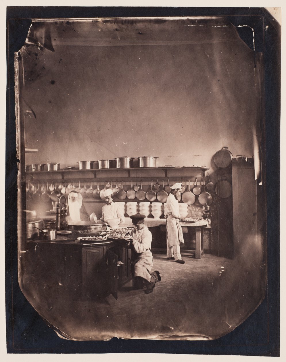 Köket på det kejserliga asylet i Vincennes av Charles Nègre