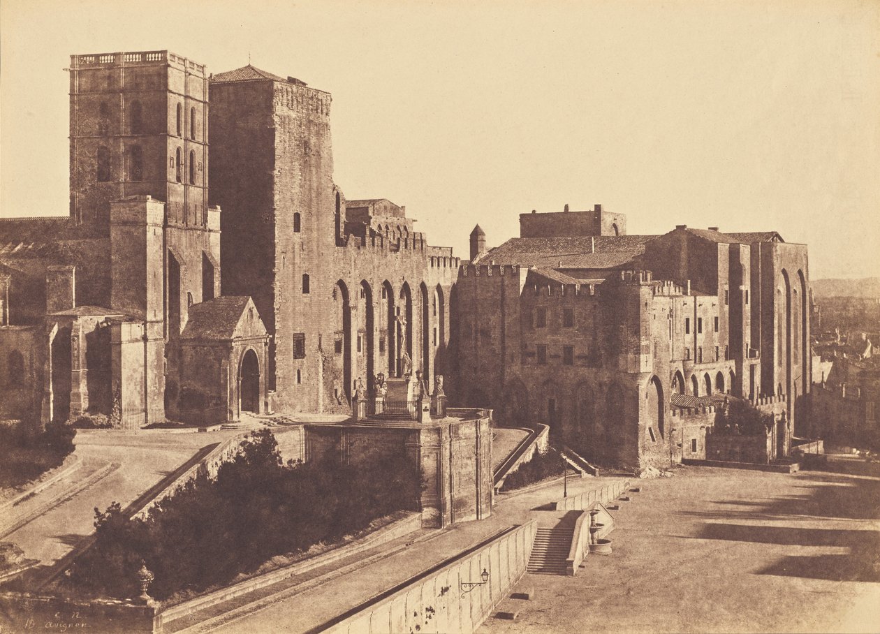 Påvepalatset, Avignon av Charles Nègre