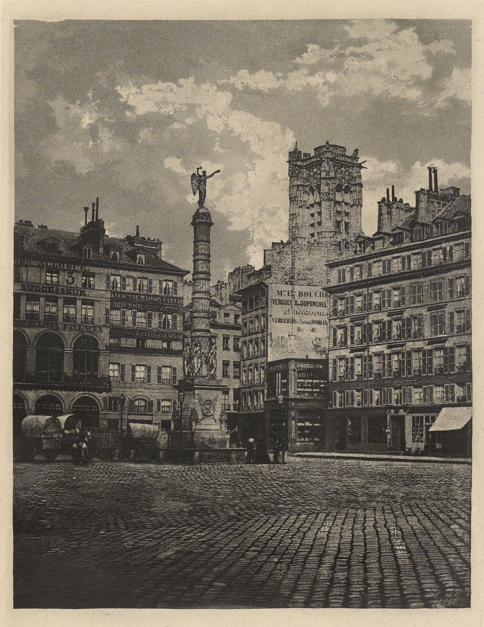 [Place du Châtelet, Paris] av Charles Nègre