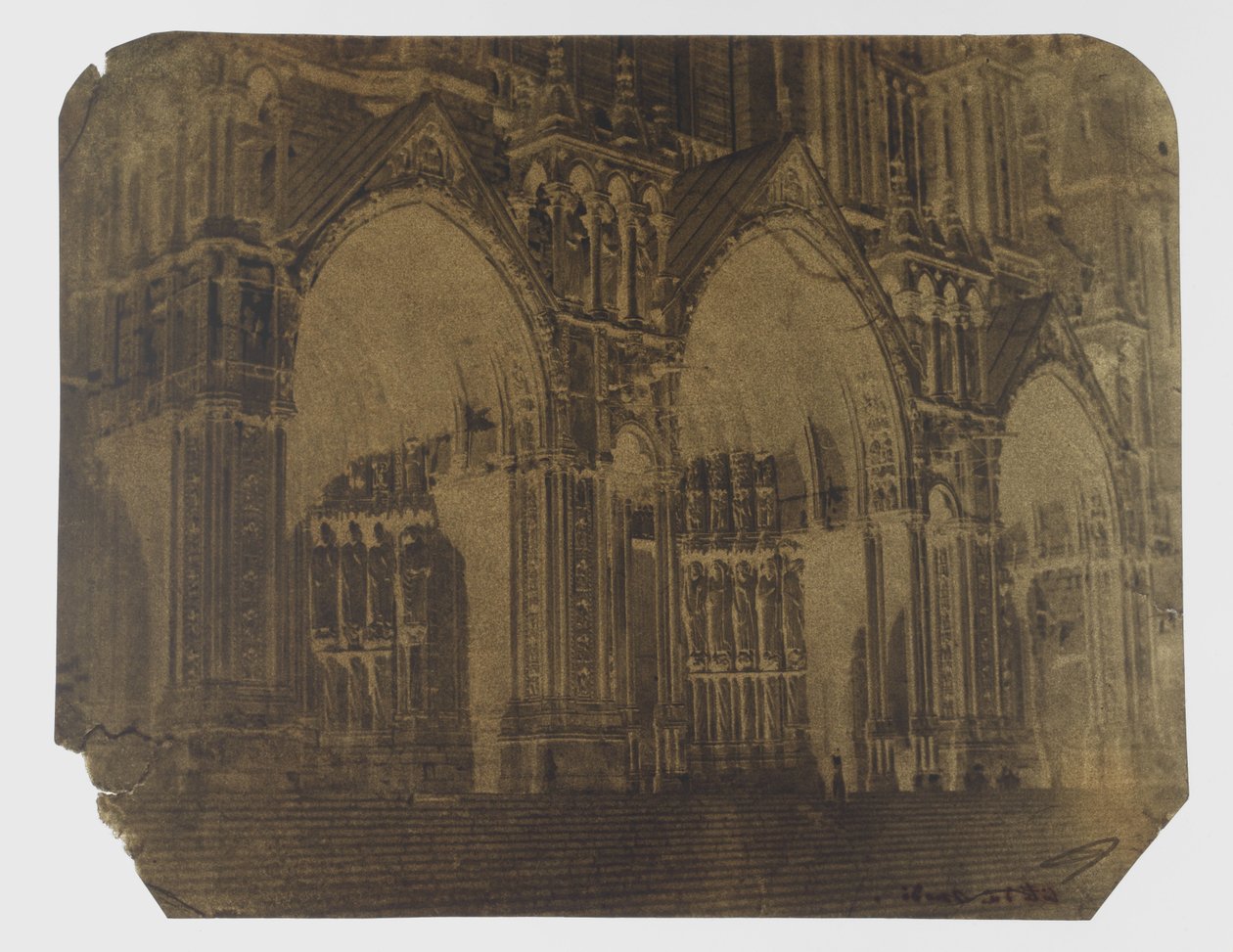 Portal på södra sidan av katedralen i Chartres av Charles Nègre