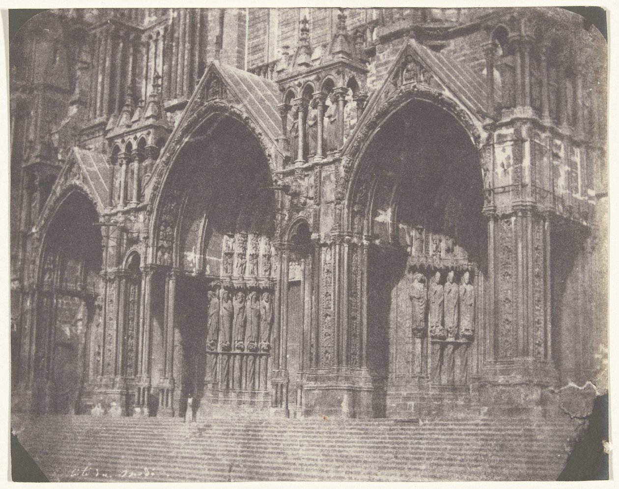 Portal på södra sidan av Chartres katedral av Charles Nègre