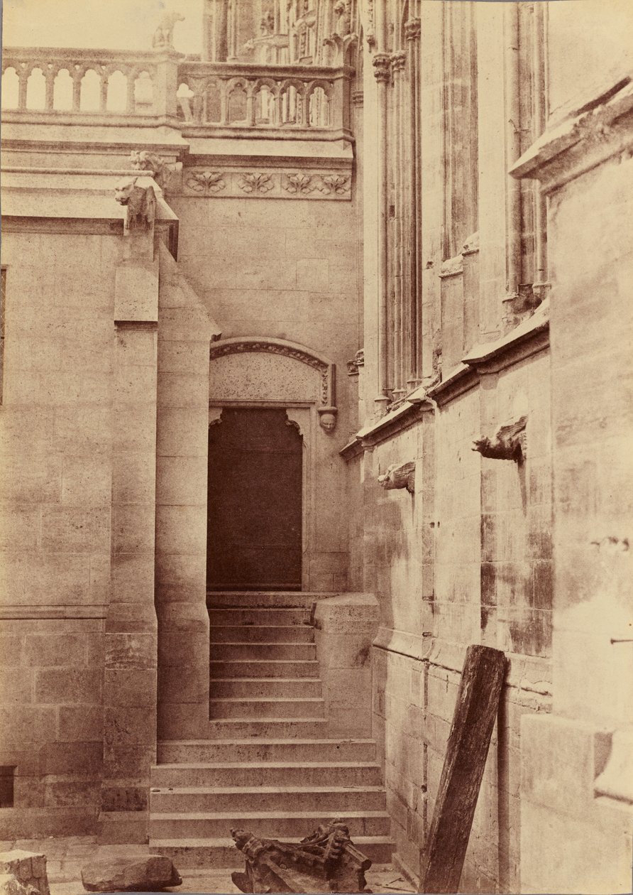 [Ingång till sakristian, Notre-Dame, Paris] av Charles Nègre