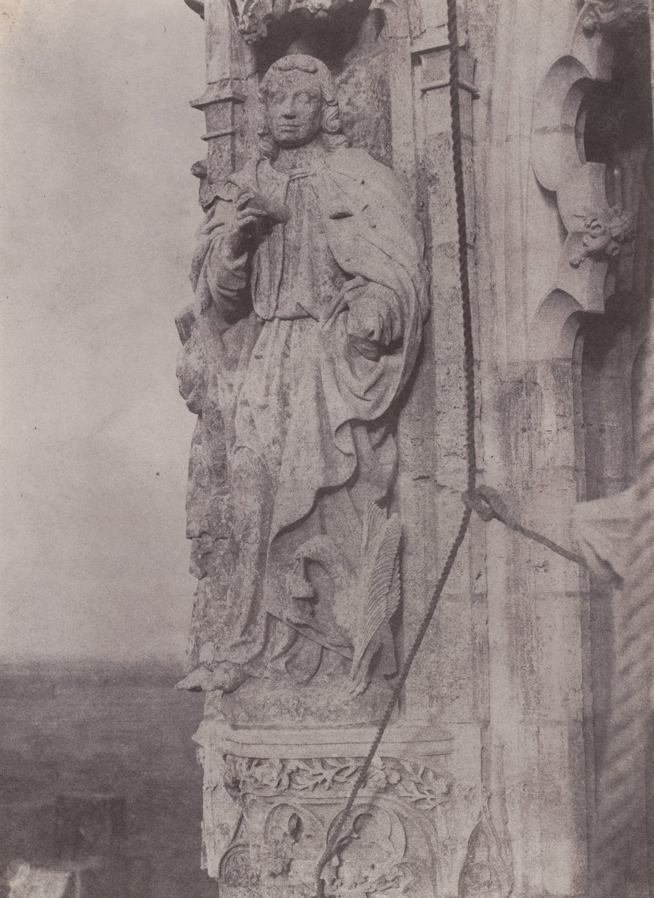 Johannes evangelisten, katedralen i Chartres av Charles Nègre