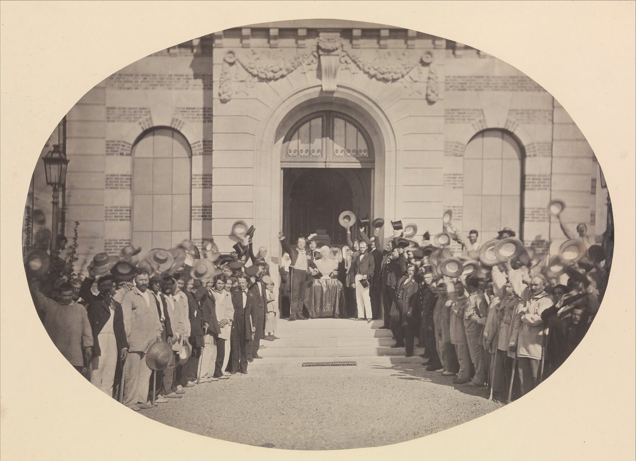 [Den 15 augusti. Imperial Asylum at Vincennes], 1858. av Charles Nègre