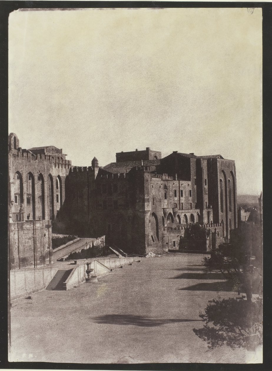 Påvens palats, Avignon av Charles Nègre