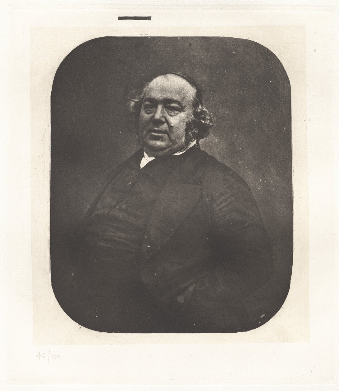 Plåt IX – Porträtt av Jules Janin, efter Nadar (Plåt IX – Porträtt av Jules Janin, av Nadar) av Charles Nègre, Nadar, André Jammes