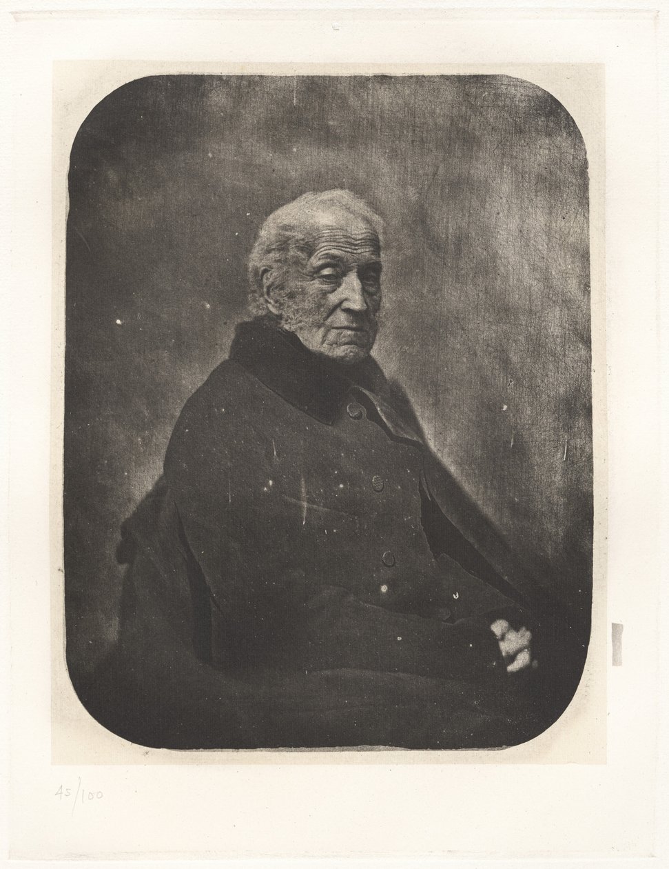 Plåt X – Porträtt av prins Adam Georges Czartorisky, efter Nadar (Plåt X – Porträtt av prins Adam Georges Czartorisky, av Nadar) av Charles Nègre, Nadar, André Jammes