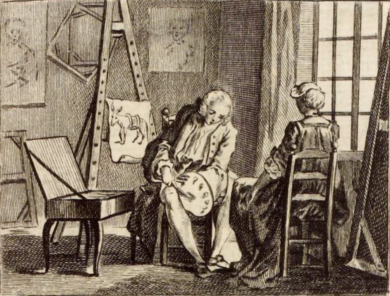 Le Bât av Charles Nicolas Cochin