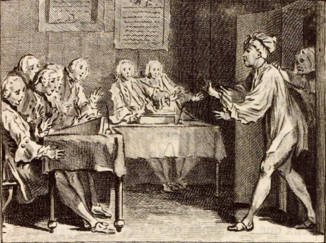 Kung Candaule och lagens mästare av Charles Nicolas Cochin