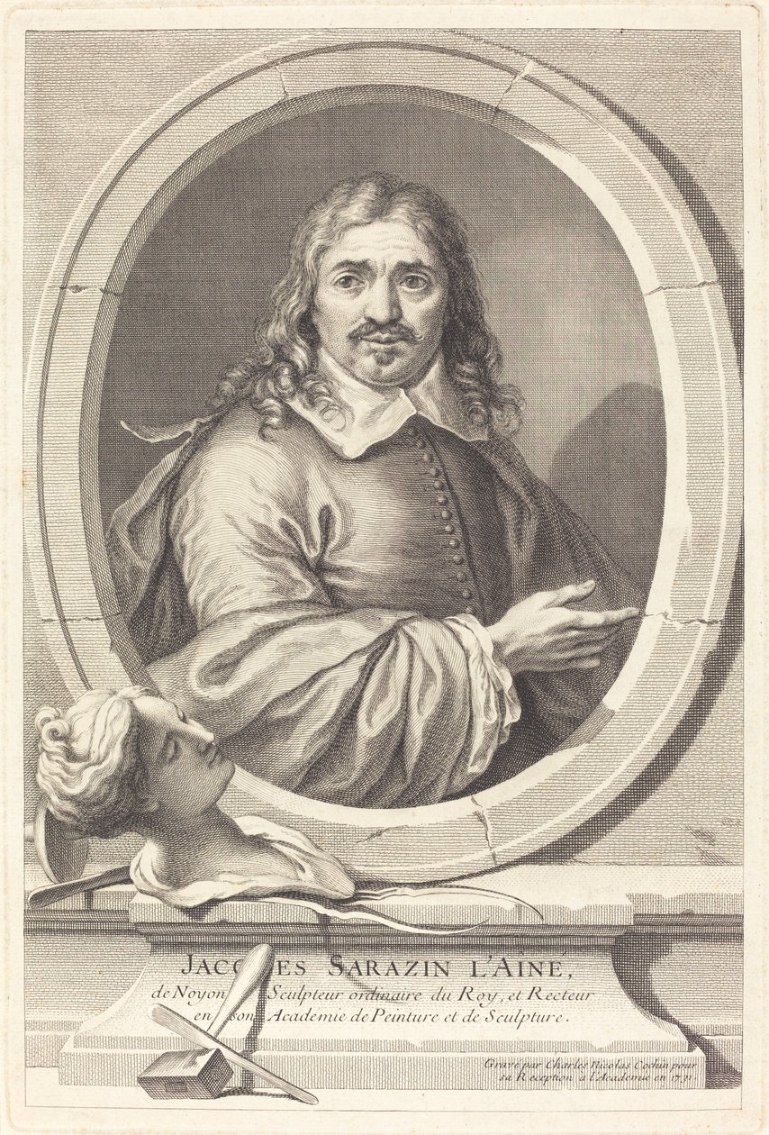 Jacques Sarazin den äldre av Charles Nicolas Cochin I