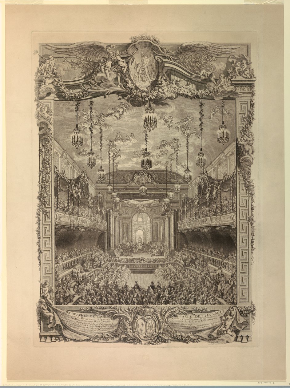 Teater Hall dekoration av Charles Nicolas Cochin the younger