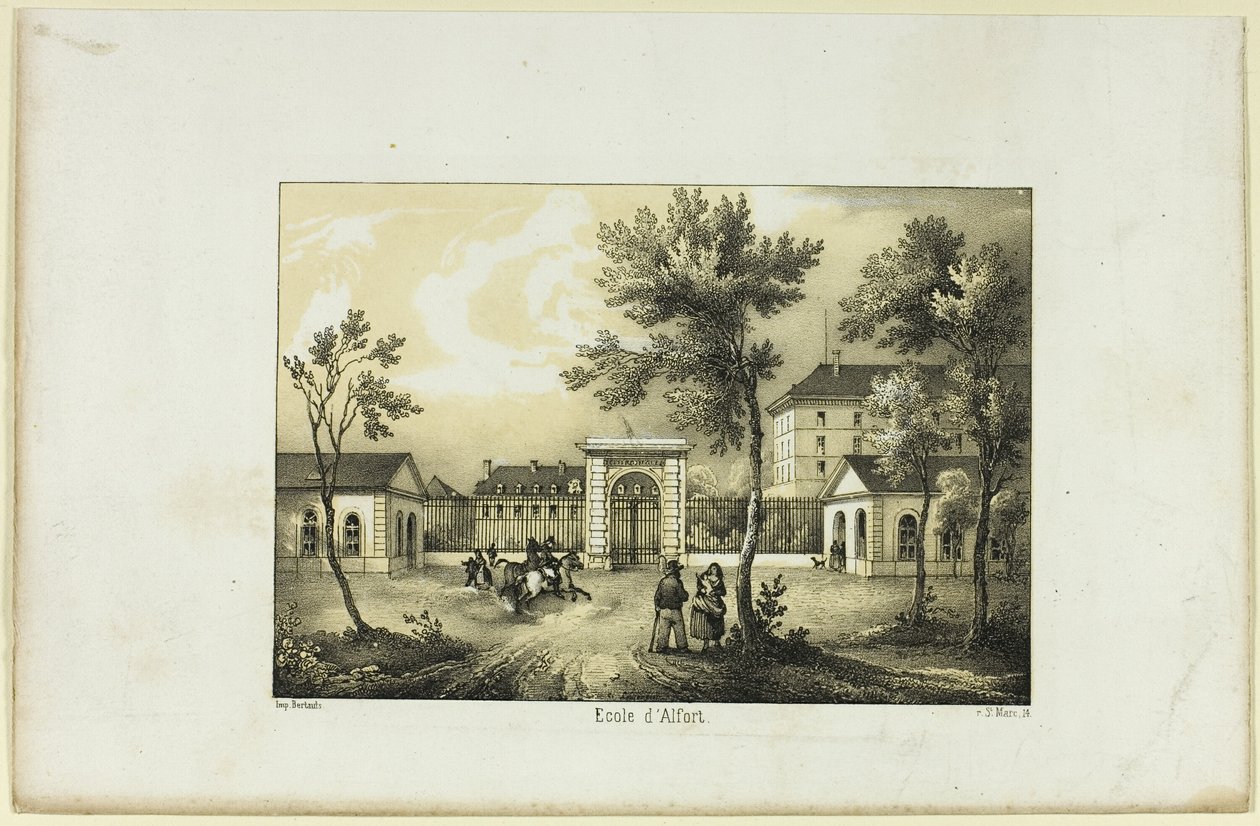 Alfort skola av Charles Nicolas Lemercier