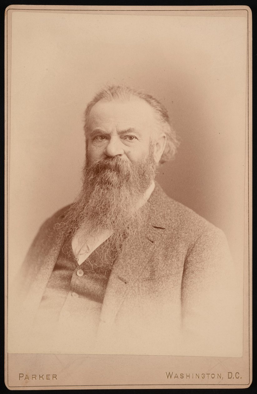 Porträtt av John Wesley Powell 1834-1902, 1885. av Charles Parker