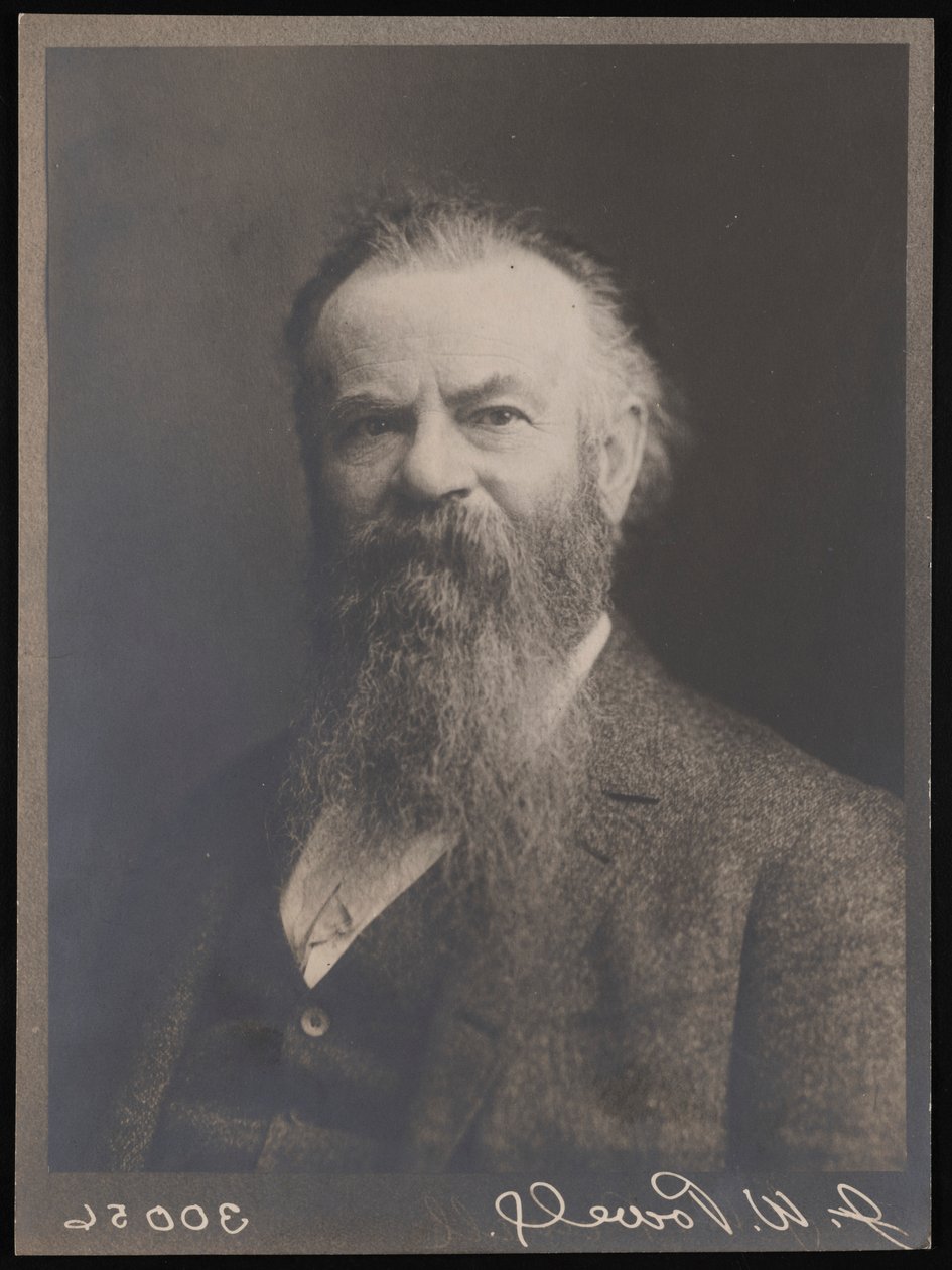 Porträtt av John Wesley Powell 1834-1902, 1885. av Charles Parker
