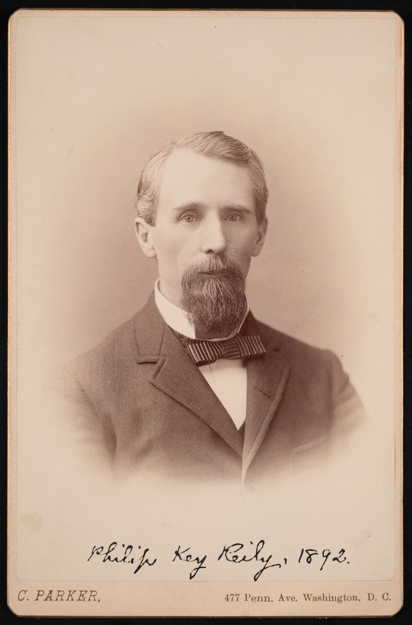 Porträtt av Philip Key Reily 1829-1910, 1892. av Charles Parker