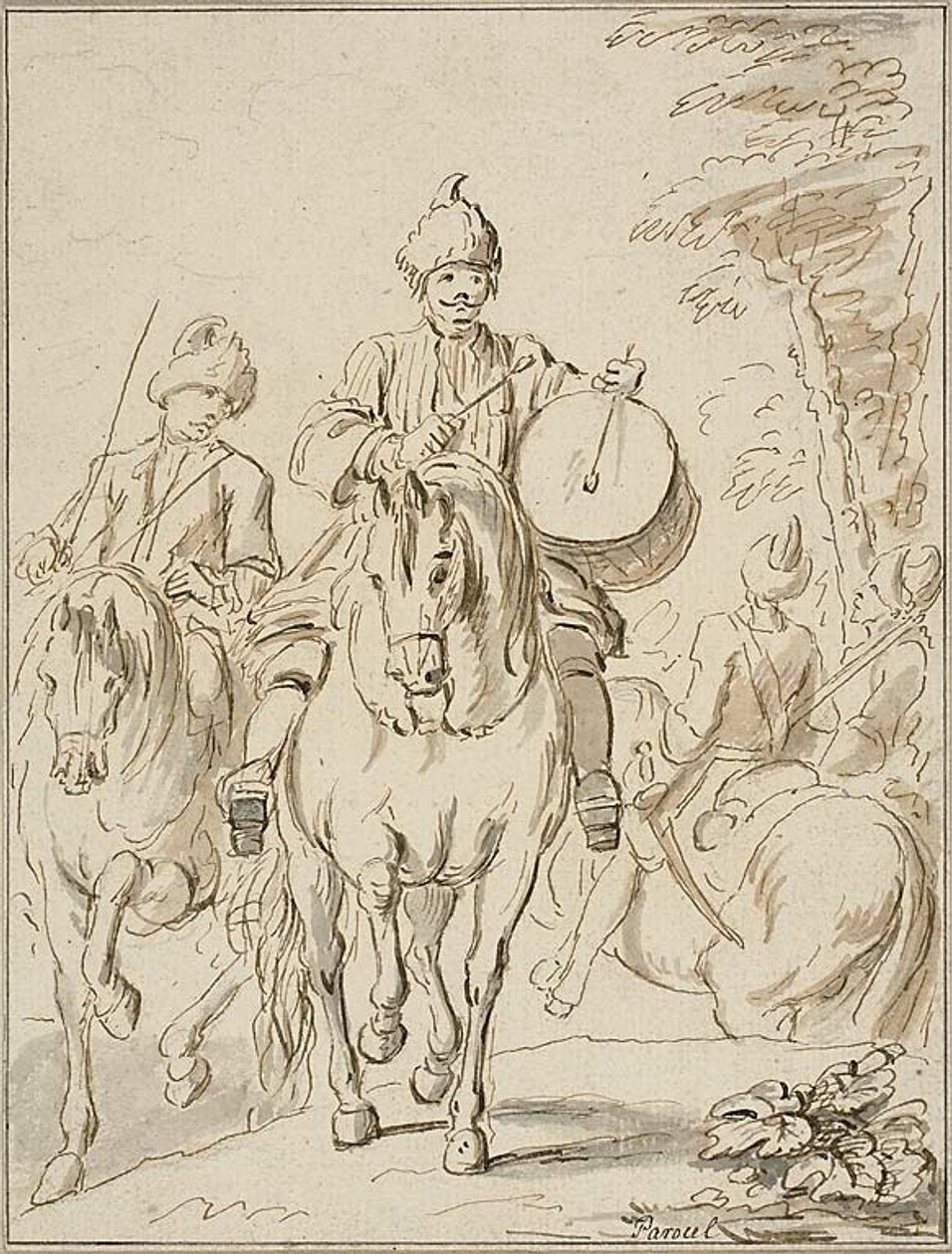 Orientaliska ryttare av Charles Parrocel