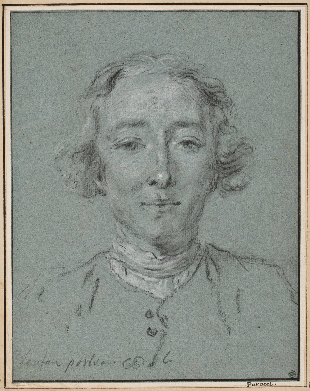 Porträtt av konstnären Pierre Lenfant av Charles Parrocel