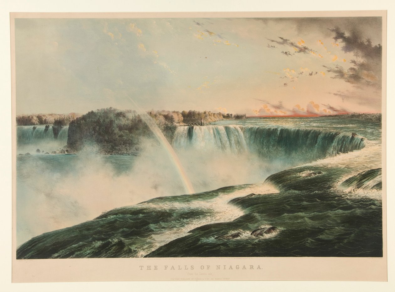 Niagarafallen från Kanadas sida av Charles Parsons