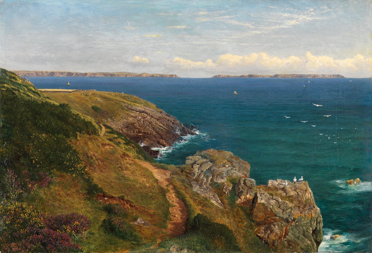 Fresh Sea Breezes (olja på duk) av Charles Parsons Knight