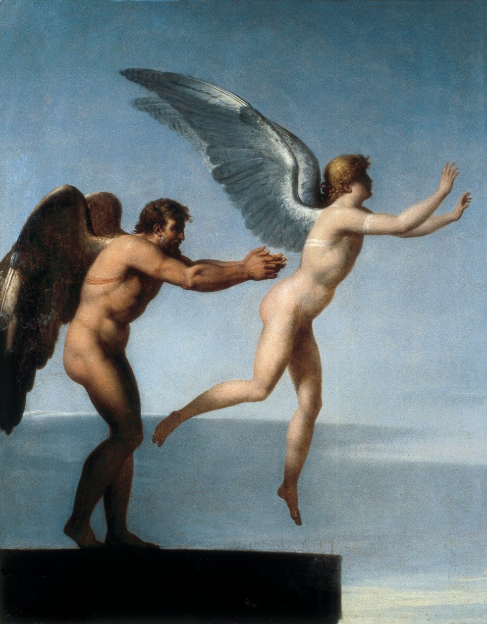 "Daedalus och Ikaros"" (Icarus och Daedalus) av Charles Paul Landon