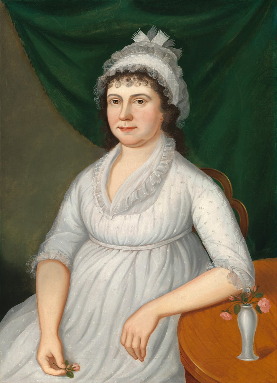 Hannah Lemmon Corcoran (Mrs Thomas Corcoran) av Charles Peale Polk