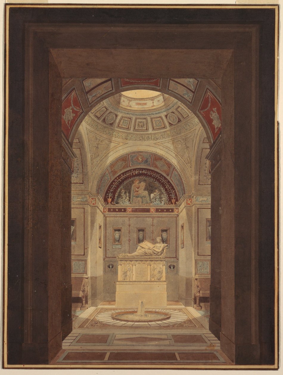 Gravkammaren av Charles Percier
